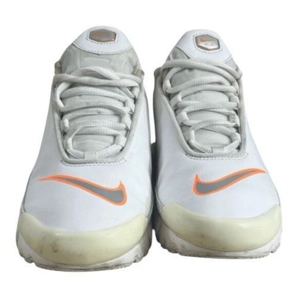 Nike Air Max Plus TN SE Youth Sneakers White Orange Trainers Size 7Y Running - Picture 3 of 13
